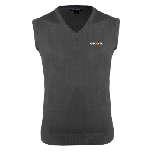  Charcoal VNeck Sweater Vest - Discover