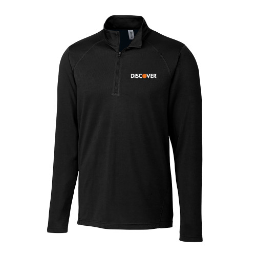  C&B Black Clique Ice Pique Half Zip - Discover