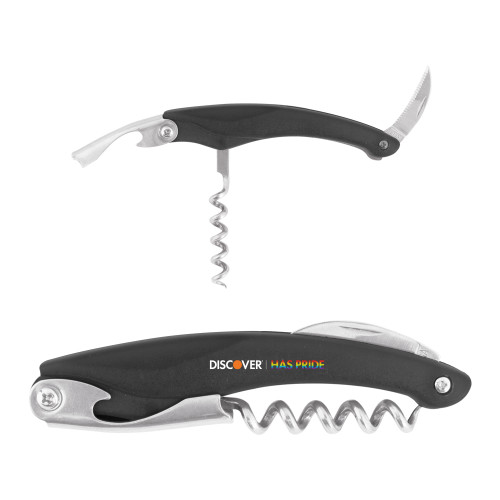  Charcoal Wine Steward Key - Pride Logo Horizontal