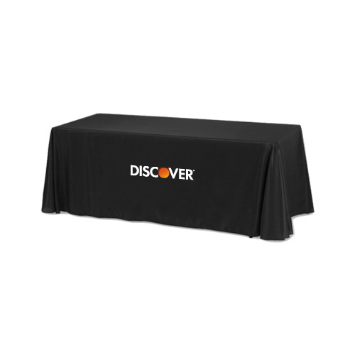  Black 6 foot Table Throw - Discover