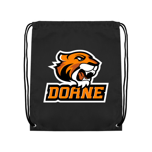 Black Drawstring Backpack - Thomas Doane