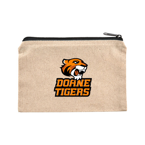  8oz. Natural Cotton Travel Pouch - Thomas Doanes Tigers