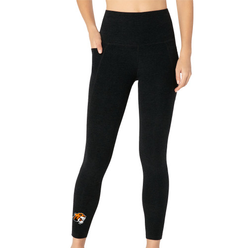  Beyond Yoga Spacedye Out of Pocket High Waisted Midi Legging Darkest Night - Thomas Tiger Head- Beyond Yoga