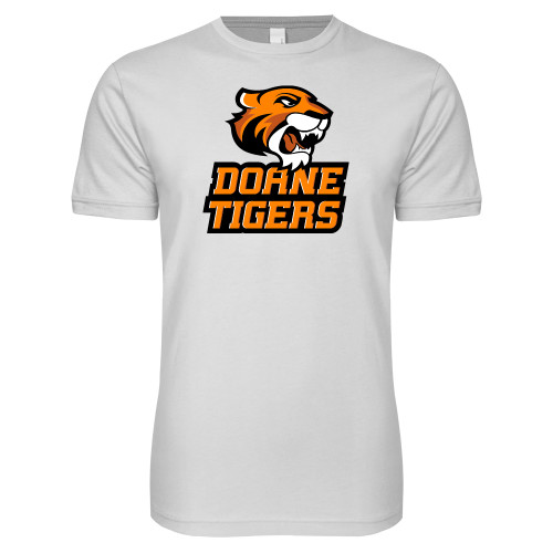  Next Level White SoftStyle T Shirt - Thomas Doanes Tigers