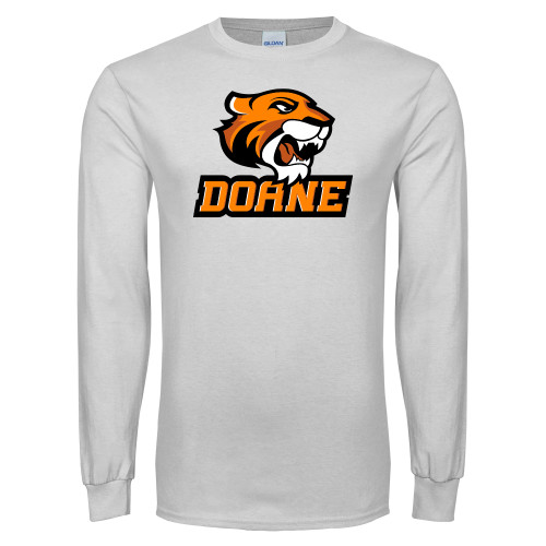  White Long Sleeve T Shirt - Thomas Doane