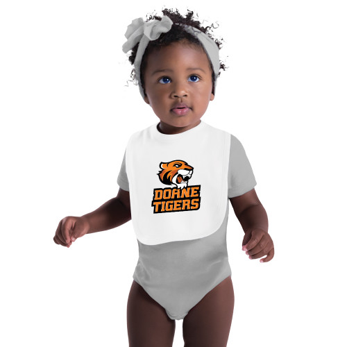  White Baby Bib - Thomas Doanes Tigers