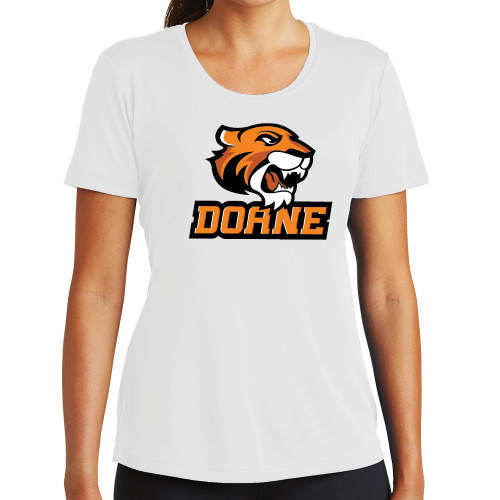  Womens White Performance Tee - Thomas Doane
