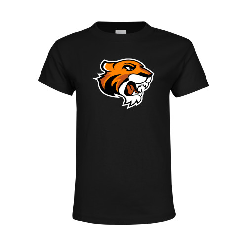  Youth Black T Shirt - Thomas Tiger Head