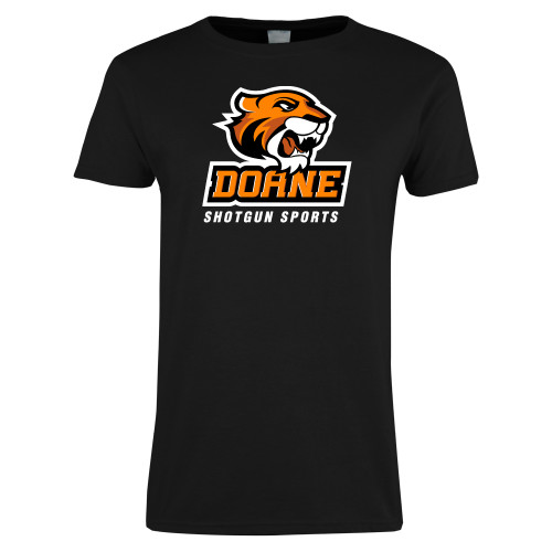  Womens Black Short Sleeve Tee - Shotgun Sports