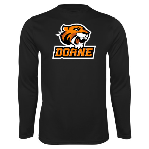  Black Performance Long Sleeve Shirt - Thomas Doane