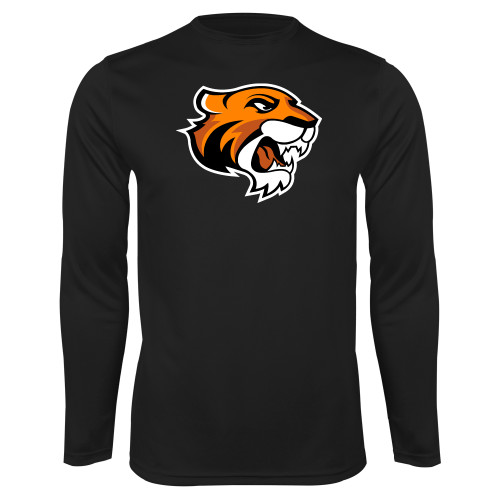  Black Performance Long Sleeve Shirt - Thomas Tiger Head