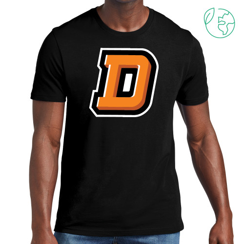  Allmade Black Organic Cotton Tee - Stylized D