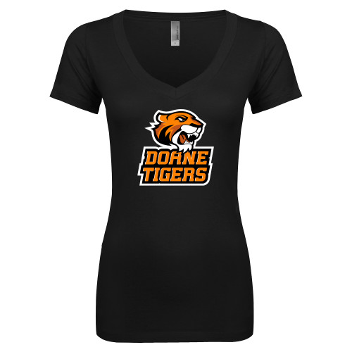 Main Image for  Next Level Womens Black Ideal V Tee