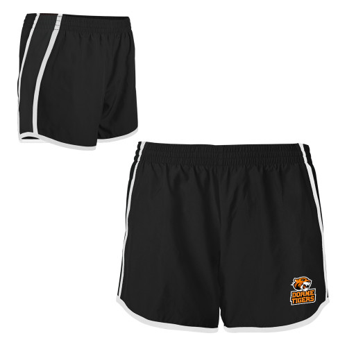  Womens Black/White Team Short - Thomas Doanes Tigers