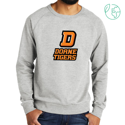  Allmade Light Grey Organic French Terry Crewneck Sweatshirt - D Doane Tigers