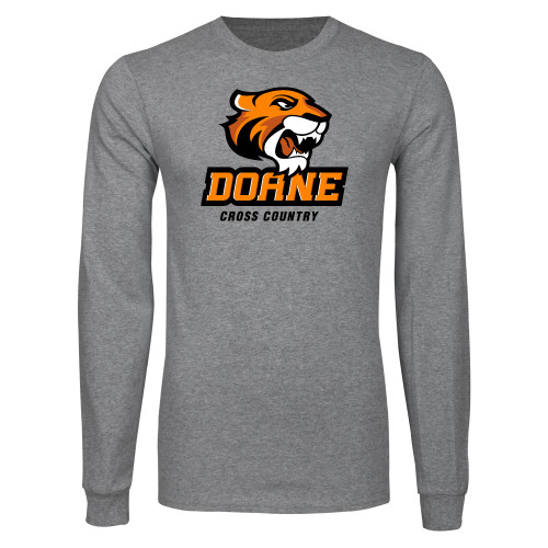  Grey Long Sleeve T Shirt - Cross Country
