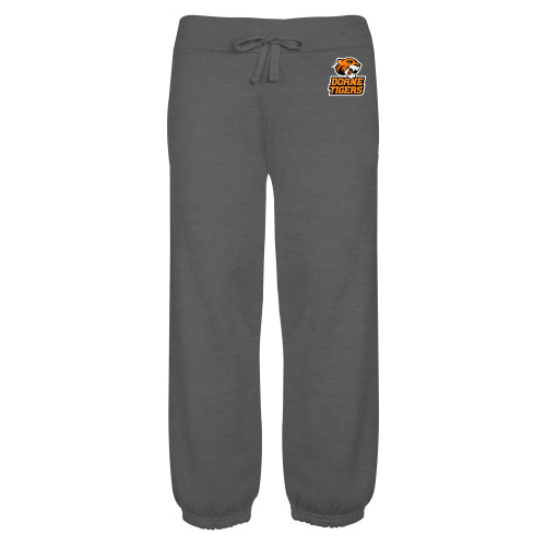  ENZA Womens Dark Heather Banded Fleece Capri - Thomas Doanes Tigers