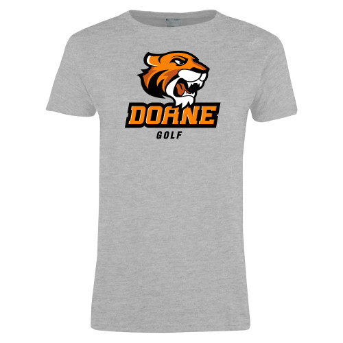  Womens Grey Short Sleeve Tee - Golf