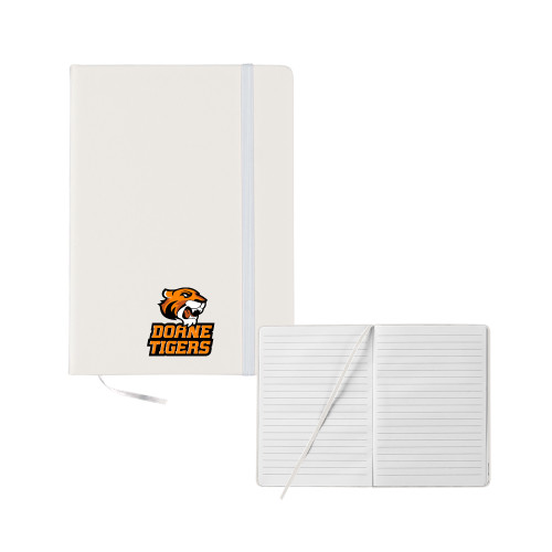  5x7 White Hard Cover Journal - Thomas Doanes Tigers