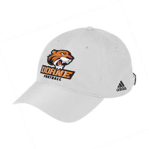 Doane Univ Adidas White Performance Slouch Hat