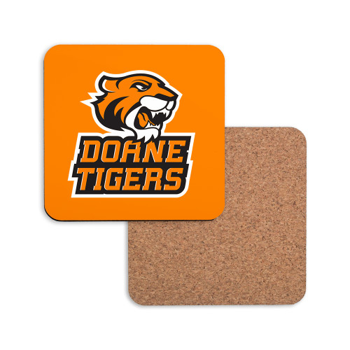  Hardboard Coaster w/Cork Backing - Thomas Doanes Tigers