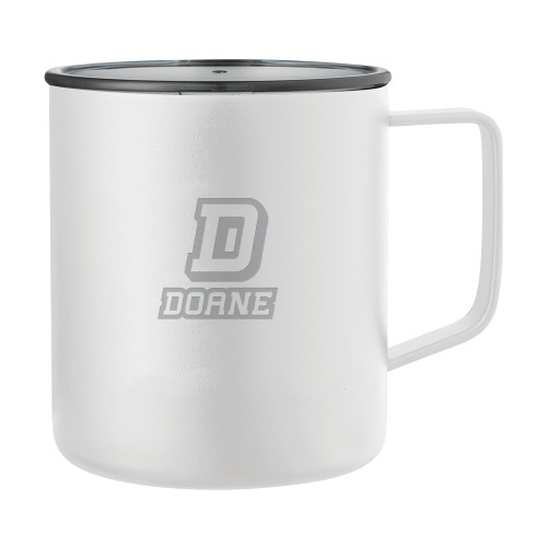  Rover Camp Vacuum Insulated White Mug 14oz - D Doane Engraved