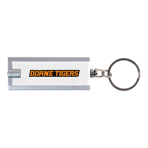  Turbo White Flashlight Key Holder - Doane Tigers