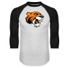 Thumbnail image for  White/Black Raglan Baseball T Shirt