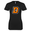 Thumbnail image for  Next Level Womens Black Boyfriend Tee
