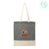 Thumbnail image for  Split Recycled Black Cotton Twill Convention Tote
