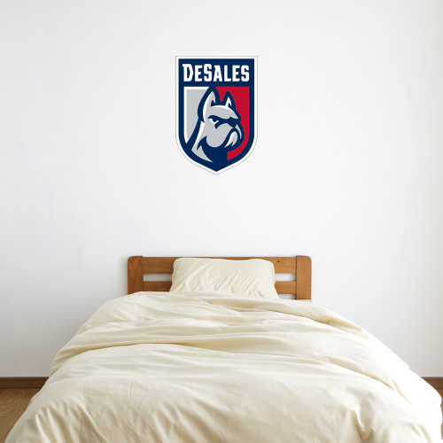  1 ft x 2 ft Fan WallSkinz - Desales Shield w/ Bulldog