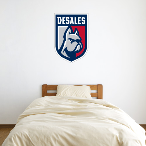  2 ft x 3 ft Fan WallSkinz - Desales Shield w/ Bulldog