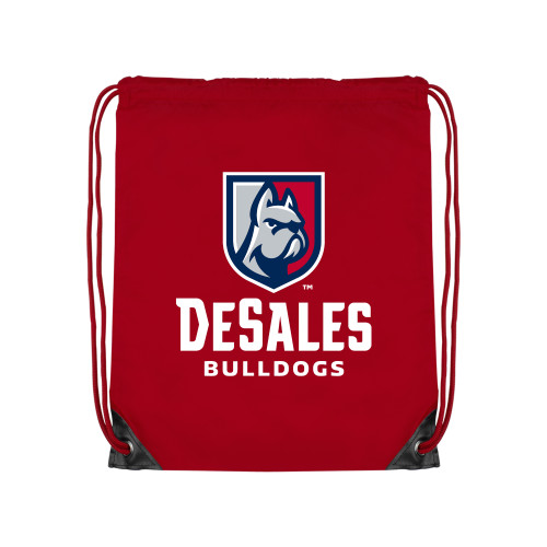  Red Drawstring Backpack - Primary Logo