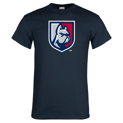  Navy T Shirt - Bulldog Shield