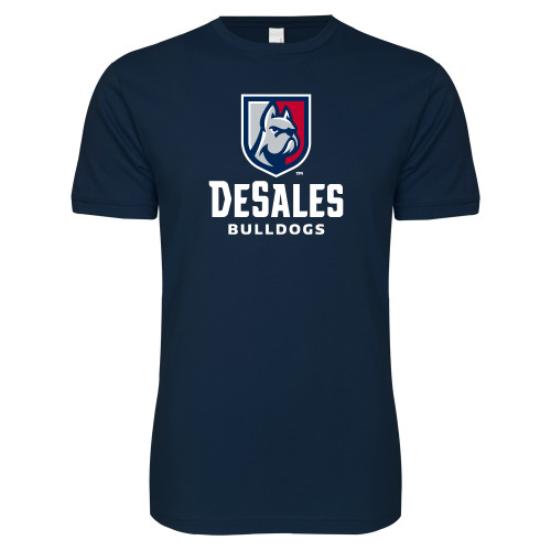  Next Level Navy SoftStyle T Shirt - Primary Logo