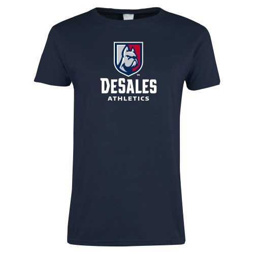  Womens Short Sleeve Navy Tee - Athletics