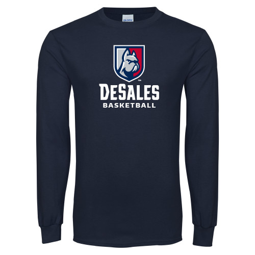  Navy Long Sleeve T-Shirt - Basketball