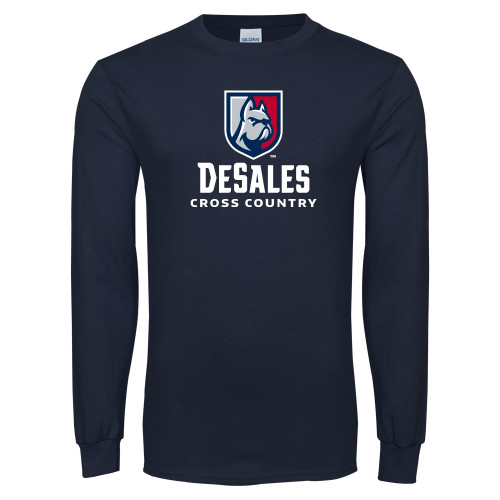  Navy Long Sleeve T-Shirt - Cross Country