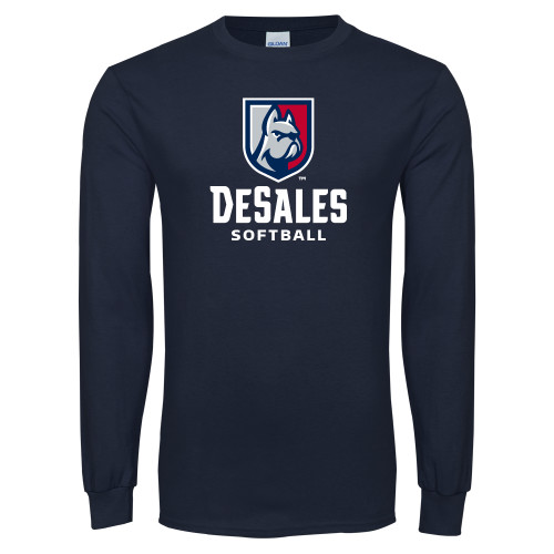  Navy Long Sleeve T-Shirt - Softball