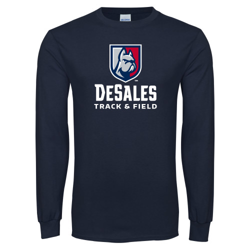  Navy Long Sleeve T-Shirt - Track & Field