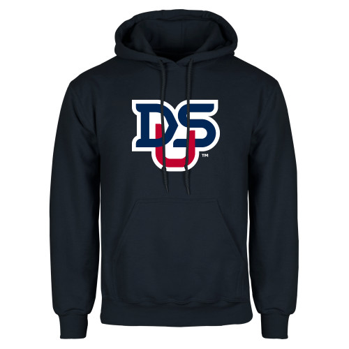  Navy Fleece Hoodie - DSU Ligature
