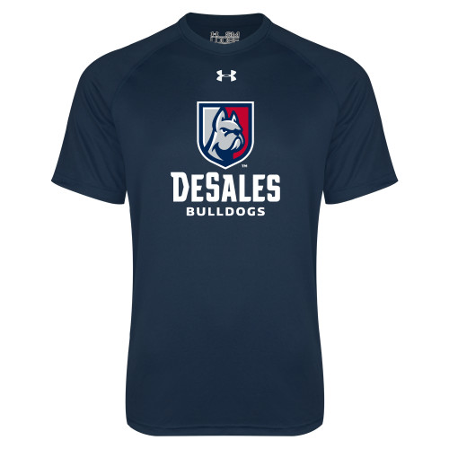  Under Armour Navy Tech Tee - Primary Logo