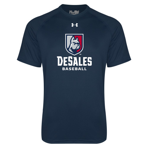  Under Armour Navy Tech Tee - Baseball