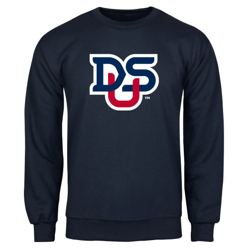  Navy Fleece Crew - DSU Ligature