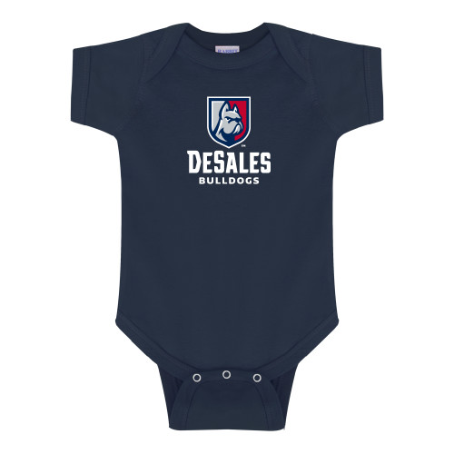 Navy Infant Onesie - Primary Logo