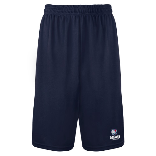  Navy Performance Classic 9 Inch Short - Primary Logo