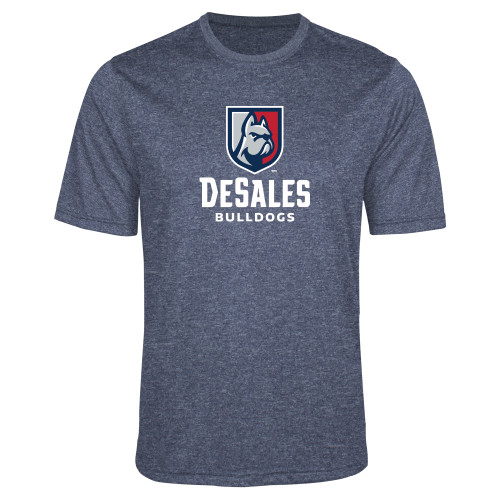  Navy Heather Performance Contender Tee - Primary Logo