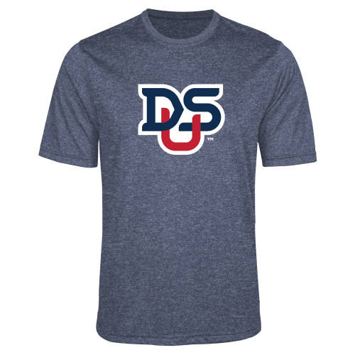  Navy Heather Performance Contender Tee - DSU Ligature