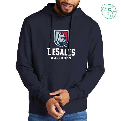  Allmade Navy Organic French Terry Pullover Hoodie - Primary Logo