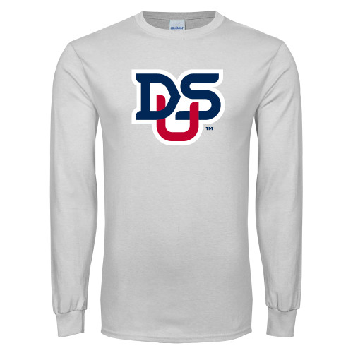 White Long Sleeve T Shirt - DSU Ligature